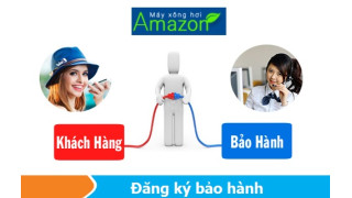 Hướng dẫn đăng ký bảo hành máy xông hơi Amazon
